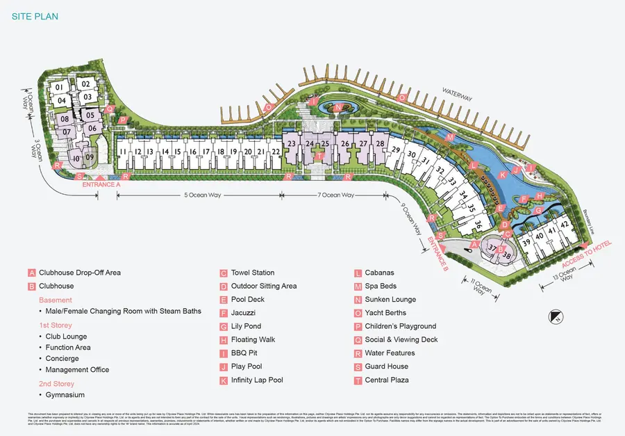 The Residences At W Singapore Sentosa Cove — site plan 1, D04