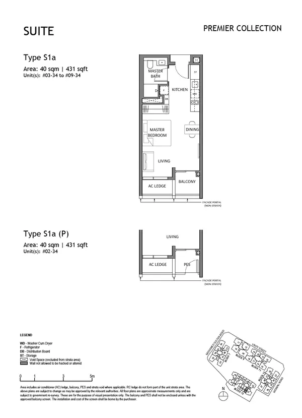 The Robertson Opus — floor plan S1a(P), Suite, D09