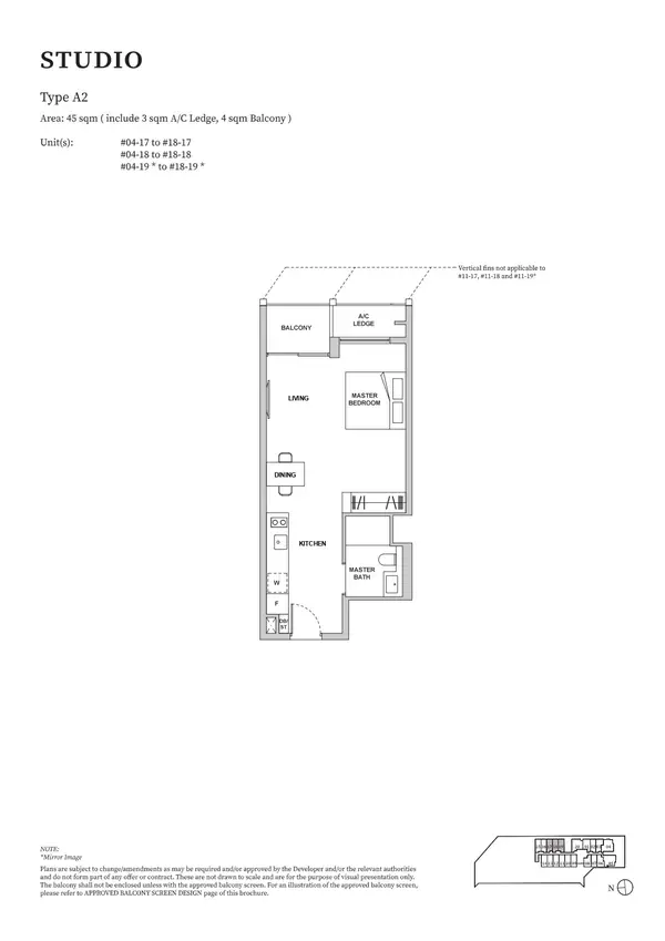 Tmw Maxwell — floor plan A2, Studio, D02