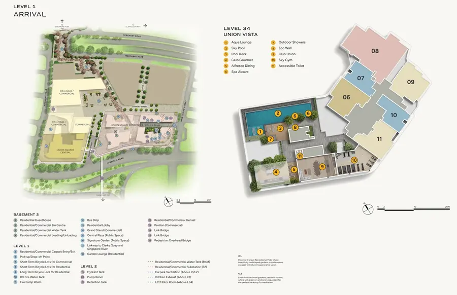 Union Square Residences — site plan 1, D01