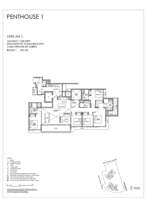 Vela Bay — floor plan PH 1, Penthouse 1, D16